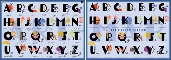 Picture of Podkadka laminowana A2 Let's Learn English