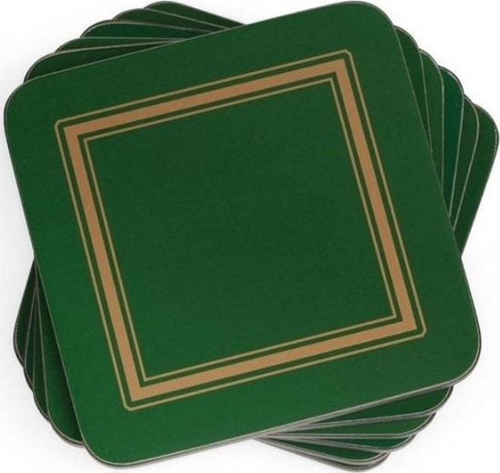 Picture of Podkadki pod kubek mae szmaragdowe 6szt