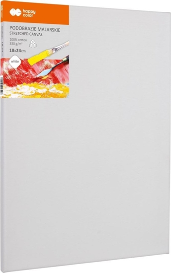 Picture of Podobrazie malarskie baweniane 18X24cm, pótno 330gsm, Happy color