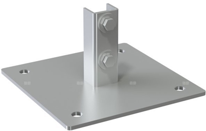 Picture of Podpora dachowa uniwersalna 200x200 bez izolacji do profilu A, C ogniowa