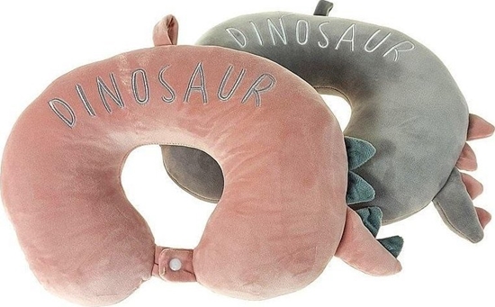 Picture of Poduszka podróna Dinozaur 33x24cm MIX