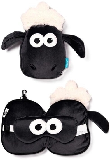 Изображение Poduszka podróna i maska na oczy Shaun Owca