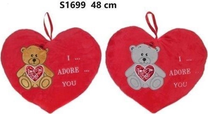 Attēls no Poduszka Serce mi 48cm MIX