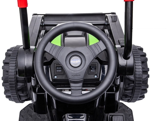 Изображение POJAZD KOPARKA TRAKTOR NA AKUMULATOR DLA DZIECI BLUETOOTH TABLICE GRATIS