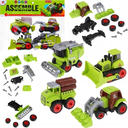 Picture of POJAZY ROLNICZE ROZKRCANE 4 SZTUKI ZESTAW