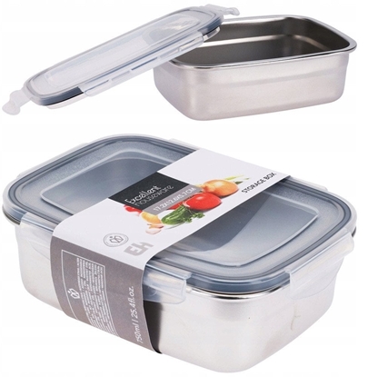 Изображение Pojemnik na Jedzenie Stalowy z Pokrywk Uszczelk EXCELLENT HOUSEWARE 700ml