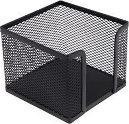 Picture of Pojemnik na karteczki metalowy czarny MEMOBE