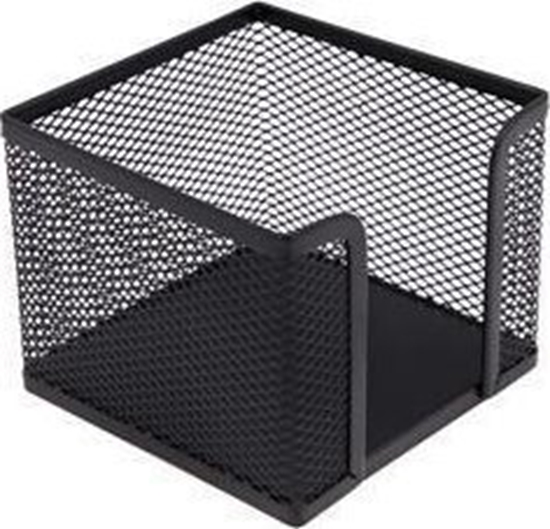 Picture of Pojemnik na karteczki metalowy czarny MEMOBE