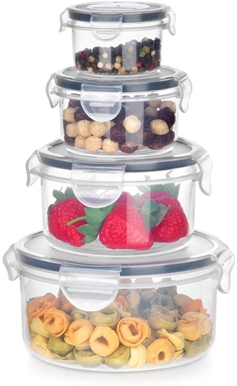 Picture of Pojemniki na ywno z pokrywk i uszczelk 4 szt.