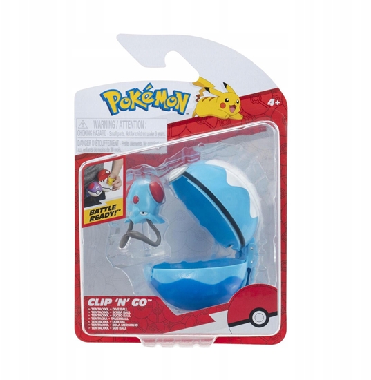 Picture of POKEMON CLIP N GO TENTACOOL WITH DIVE BALL