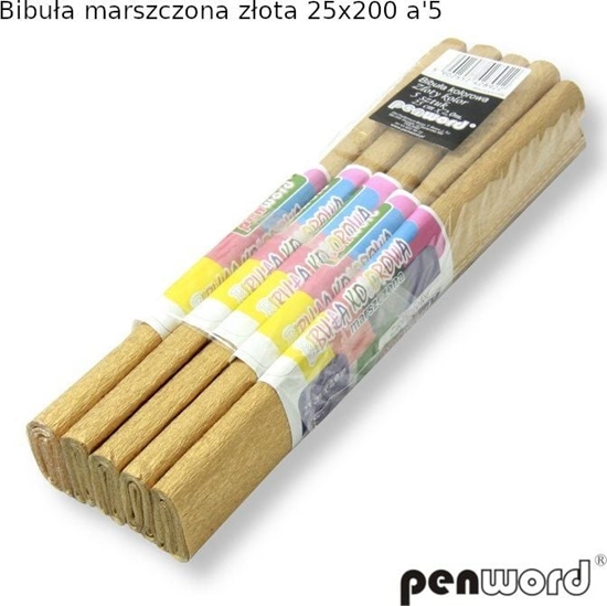 Picture of Polsirhurt Bibua marszczona zota 25x200cm 5szt