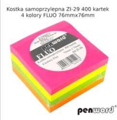 Изображение Polsirhurt Kostka samoprzyl. Fluo 76mmx76mm ZI-29 400 kartek