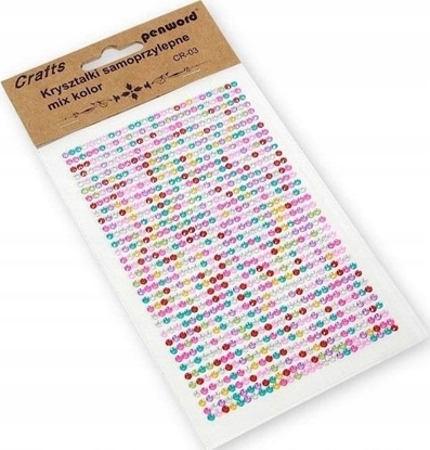 Изображение Polsirhurt Krysztaki samoprzylepne 3mm CR-03 mix kolorów