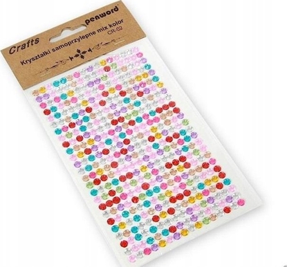 Изображение Polsirhurt Krysztaki samoprzylepne 5mm CR-02 mix kolorów