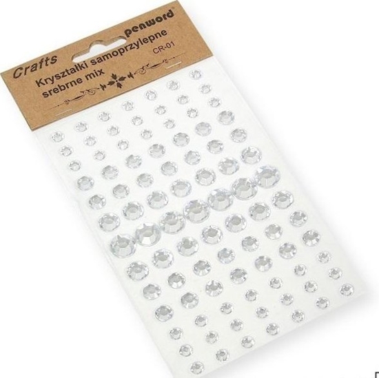 Picture of Polsirhurt Krysztaki samoprzylepne CR-01 srebrne