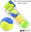 Изображение Polsirhurt Piki do tenisa ziemnego kolorowe Tiger op3szt w worku