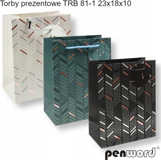 Изображение Polsirhurt Torebka prezentowa 23x18x10cm MIX