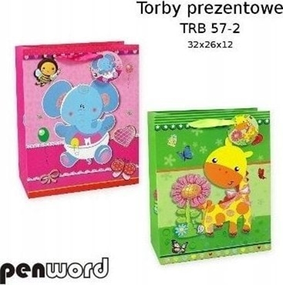 Изображение Polsirhurt Torebka prezentowa 32x26x12cm MIX