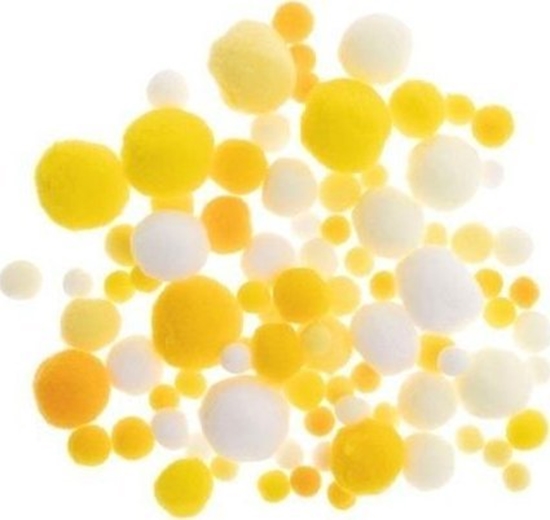 Picture of Pompony biae i w odcienach ótego 20g