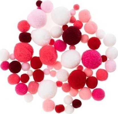 Picture of Pompony biae i w odcienach róowego 20g