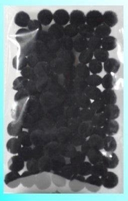 Attēls no Pompony czarne 10mm 100szt