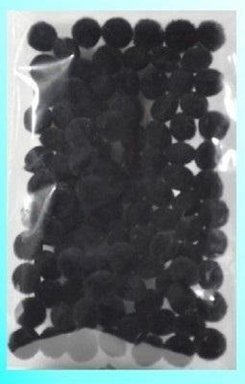 Picture of Pompony czarne 10mm 100szt