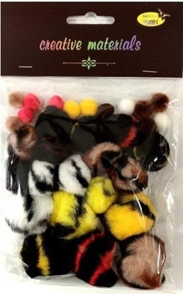 Picture of Pompony kolorowe 10-38mm 30szt