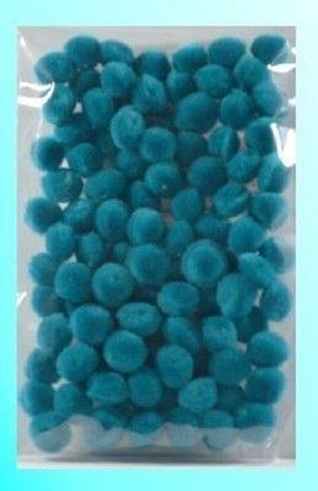 Picture of Pompony turkusowe 10mm 100szt