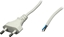 Attēls no POSAC-CEE7/16WH12: POS AC cable CEE7/16-YJ01[2,5A]-tinned ends H03VVH2-F2G0,5 L=1200 white
