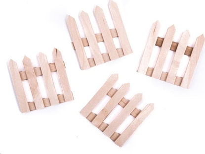 Attēls no Potki drewniane 60x62mm 4szt