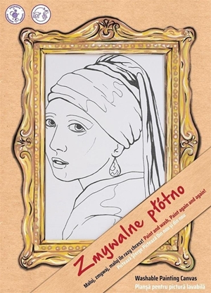 Изображение Pótno biae Dziewczyna z per Funny Mat STRIGO