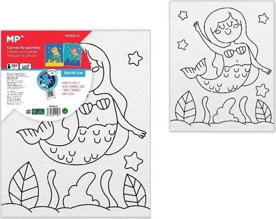 Picture of Pótno do malowania syrena 20x25