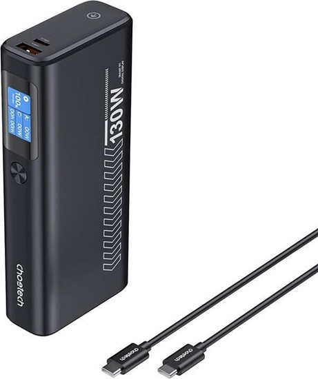 Picture of Powerbank Choetech Power Bank B702 20000mAh PD100W 2C1A (szary)