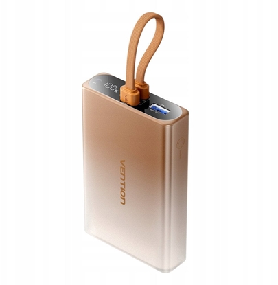 Attēls no POWER BANK USB 10000MAH 22.5W/GOLD FHZJ0 VENTION