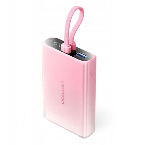 Picture of POWER BANK USB 10000MAH 22.5W/PINK FHZP0 VENTION