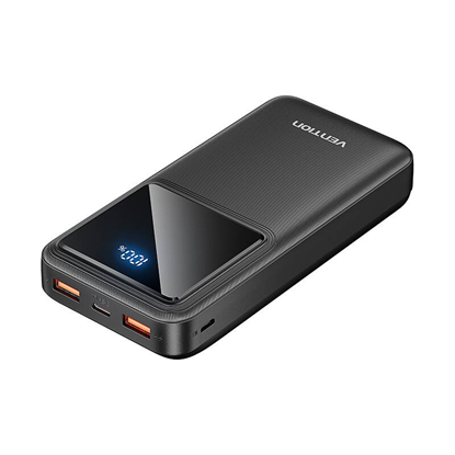 Attēls no POWER BANK USB 20000MAH 22.5W/BLACK FHLB0 VENTION