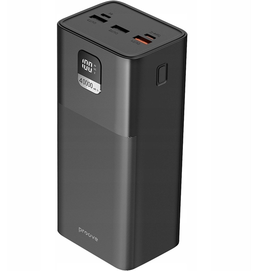 Picture of POWERBANK Podróny Mocny 40000mAh 22.5W 3x USB USB-A 1x USB-C TYPE-C PROOVE / PBGI20312201 / Giant Lite