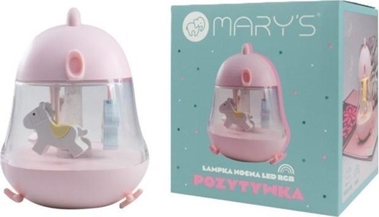 Picture of Pozytywka lampka nocna LED róowa