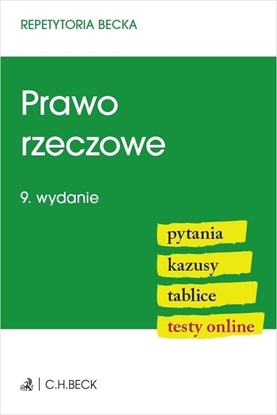 Picture of Prawo rzeczowe Pytania Kazusy Tablice Testy online