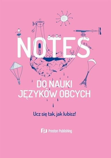 Picture of Preston Publishing Notes do nauki jzyków obcych róowy