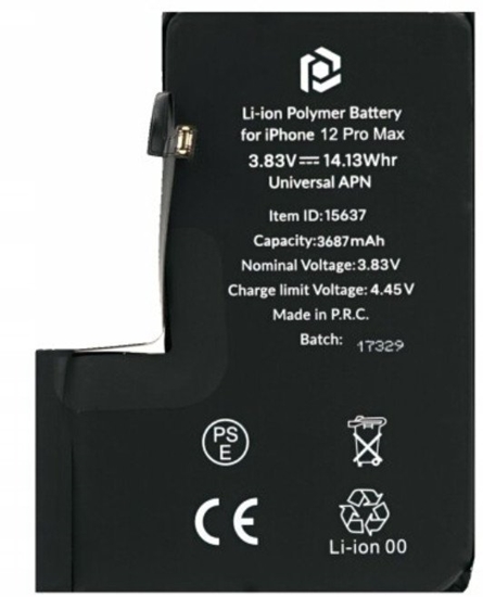 Picture of Prio akumulators Apple Iphone 12 Pro Max 3687 mAh AKU_Prio12Pmax (4251488659952)