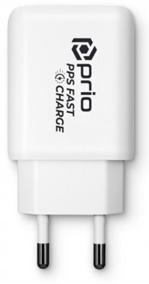 Attēls no prio Fast Charge Wall Charger 25W PD PPS (USB C)+QC 3.0 (USB A) white PWC-1204 (4251488660675)