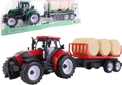 Изображение Pro Kids Traktor z przyczep i belami mix