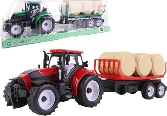 Изображение Pro Kids Traktor z przyczep i belami mix