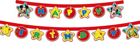 Изображение PROCOS Baner urodzinowy Happy Birthday Myszka Mickey - 210 cm - 1 szt. uniwersalny