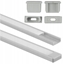 Attēls no Eco Light Profil Led NO2 natynowy EC20591 2m anodowany + klosz mleczny