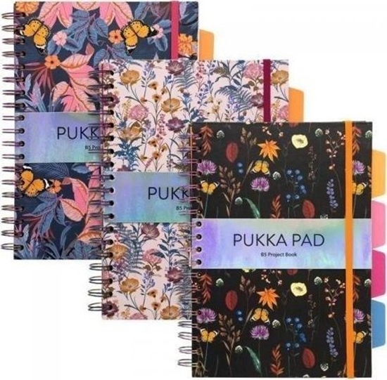 Изображение Project Book Bloom B5/100K linia mix (3szt) PUKKA