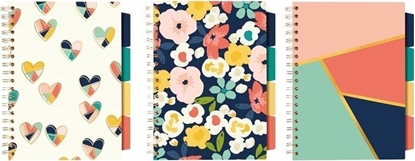 Picture of Project Book Floral Love B5/100K linia mix (3szt)