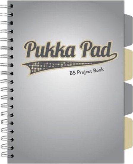 Picture of Project Book Grey B5/100K kratka szary (3szt)