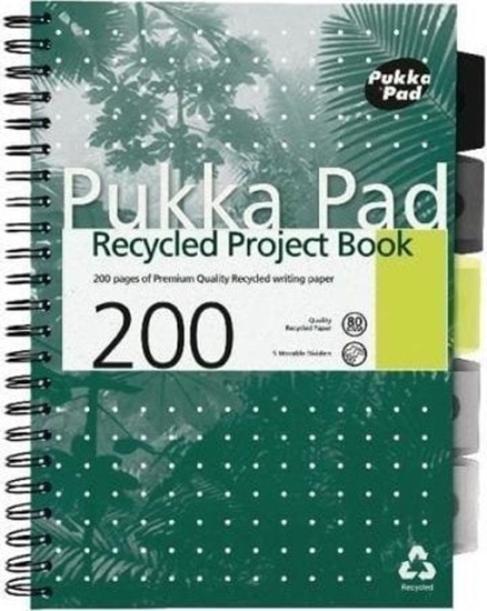 Picture of Project Book Recycled A4/100K linia zielony (3szt)